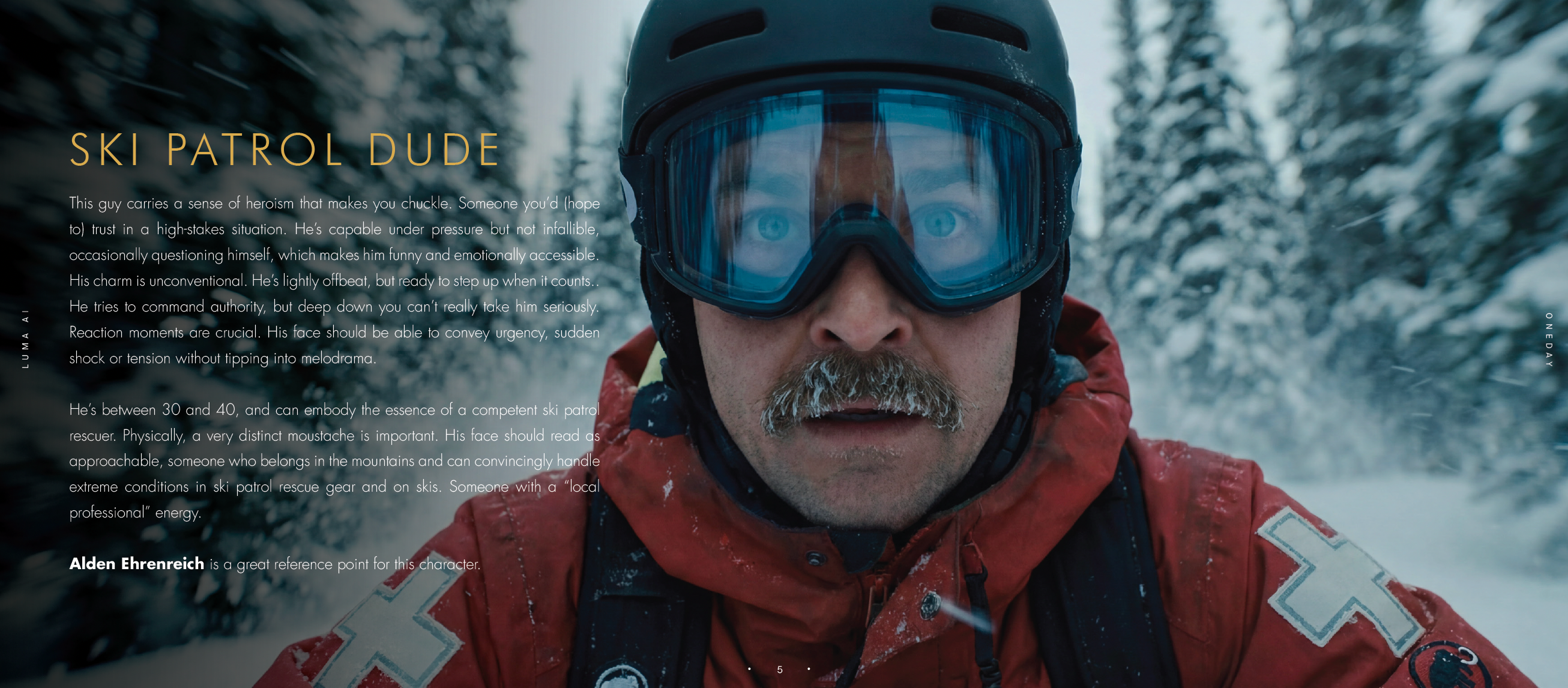 Ski Patrol Dude casting board