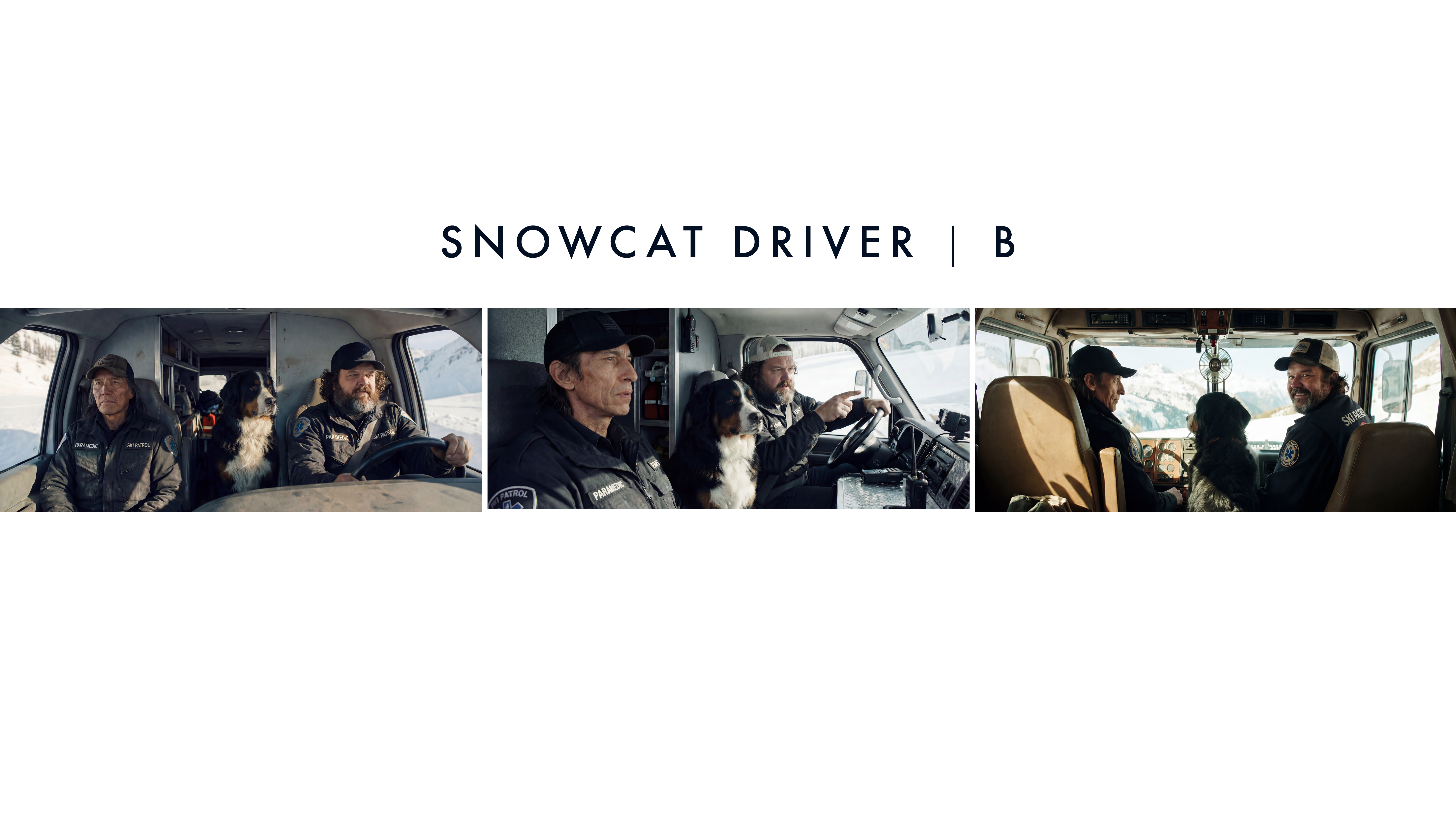 Snowcat driver casting, option B